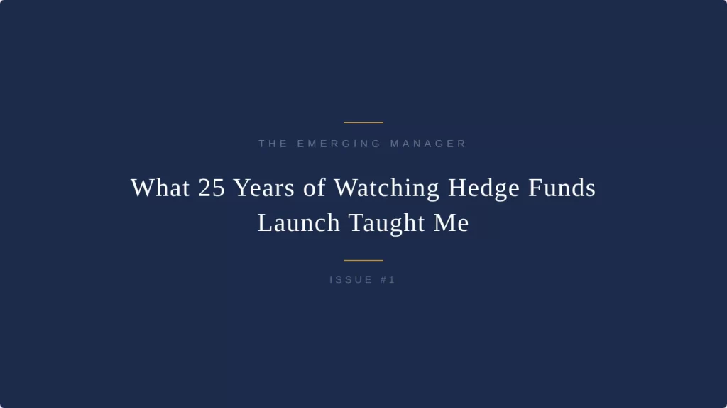 The Emerging Manager